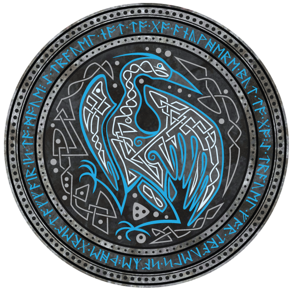 Part of a series of Illustrations of various knotwork animals The text around the edge reads "I travel not to go anywhere but to go. I travel for travel's sake. The great affair is to move." - Robert Louis Stevenson